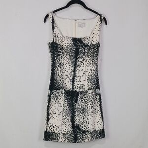 Alberto Makali NWT Gray Animal Print Dress.